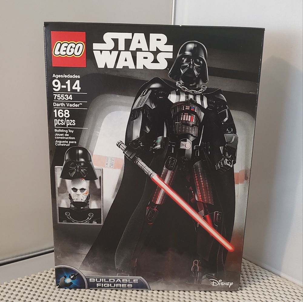 Lego 75534 Darth Vader Star Wars Buildable Figure Building Toy Set Disney NWT